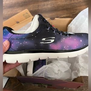 Sketcher memory foam slip on shoes